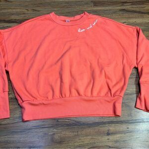 Old Navy Vibrant Orange Pullover women’s size L